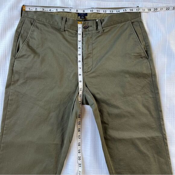 J. Crew Flex Straight Chino Tarnished Metal Men's Casual Office Pants SZ 34x32 - Picture 16 of 16